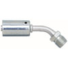Gates G45598-1010 A/C Refrigerant Hose Fitting Male Inverted O-Ring - 45 Bent Tube - Aluminum (PolarSeal ACA)