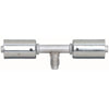 Gates G45954-1010 A/C Refrigerant Hose Fitting Hose Splicer with R12 Thread Service Port - Aluminum (PolarSeal ACA)