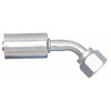 Gates G45591-0606 A/C Refrigerant Hose Fitting Female SAE Tube O-Ring Nut Swivel - 45 Bent Tube - Aluminum (PolarSeal ACA)