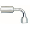Gates G45592-0606S A/C Refrigerant Hose Fitting Female SAE Tube O-Ring Nut Swivel - 90 Bent Tube - Steel (PolarSeal ACA)