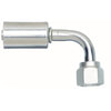 Gates G45592-1010S A/C Refrigerant Hose Fitting Female SAE Tube O-Ring Nut Swivel - 90 Bent Tube - Steel (PolarSeal ACA)