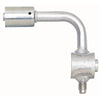 Gates G45962-0808 A/C Refrigerant Hose Fitting Compressor Block-Single Reverse w/Switch or Service Port-90 Bent Tube-Aluminum
