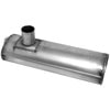 Walker Exhaust 21074 Exhaust Muffler Heavy Duty Direct Fit Exhaust Muffler 3.5" Inlet (Inside) 4" Outlet (Outside)