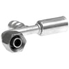 Gates G475890606 A/C Refrigerant Hose Fitting Female SAE Tube O-Ring Nut Swivel w/R134a Service Port-90 Bent Tube-Alum.