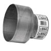 Walker Exhaust 41844 Exhaust Reduction Pipe Heavy Duty Exhaust Reduction Pipe 6" Inlet (Outside) 4" Outlet (Outside)