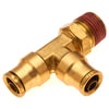 Gates G56140-0404 Hydraulic Coupling / Adapter Industrial SureLok Run Tee to Male Pipe Swivel (Industrial SureLok)