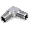Gates G60115-0604 Hydraulic Coupling / Adapter Male Pipe NPTF to Male Pipe NPTF - 90 (SAE to SAE)