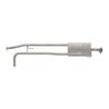Walker Exhaust 47843 Exhaust Muffler Assembly Quiet-Flow SS Direct Fit Exhaust Muffler Assembly 2" Inlet (Outside)
