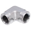 Gates G60156-0404 Hydraulic Coupling / Adapter Female Pipe NPTF to Female Pipe NPTF - 90 (SAE to SAE)