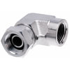 Gates G60164-0202 Hydraulic Coupling / Adapter Female Pipe NPTF to Female Pipe Swivel NPSM - 90 (SAE to SAE)