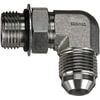 Gates G60312-1010 Hydraulic Coupling / Adapter Male O-Ring Boss to Male JIC 37 Flare - 90 (SAE to SAE)