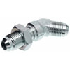 Gates G60446-1616 Hydraulic Coupling / Adapter Male JIC 37 Flare to Male JIC 37 Flare Bulkhead - 45 (SAE to SAE)