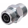 Gates G60705-0604 Hydraulic Coupling / Adapter Male Flat-Face O-Ring to Male Flat-Face O-Ring (SAE to SAE)