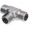 Gates G60740-0808 Hydraulic Coupling / Adapter Male Flat-Face O-Ring Tee (SAE to SAE)