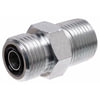 Gates G60770-0604 Hydraulic Coupling / Adapter Male Flat-Face O-Ring to Male Pipe NPTF (SAE to SAE)
