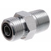 Gates G60770-0804 Hydraulic Coupling / Adapter Male Flat-Face O-Ring to Male Pipe NPTF (SAE to SAE)