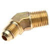 Gates G60652-0404 Hydraulic Coupling / Adapter Male SAE 45 Flare to Male Pipe - 45 (SAE Flare)
