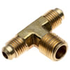 Gates G60657-0406 Hydraulic Coupling / Adapter Male SAE 45 Flare Branch Tee to Male Pipe (SAE Flare)