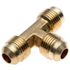 Gates G60669-0202 Hydraulic Coupling / Adapter SAE 45 Flare Union Tee Brass (SAE Flare)