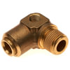 Gates G31105-0806P Hydraulic Hose SureLok-->Air Brake to Male Pipe Swivel - 90 with port