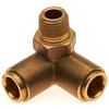 Gates G31138-0806 Hydraulic Hose SureLok-->Air Brake to Male Pipe - Tee - 90