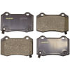 Monroe CX1053 Disc Brake Pad Set Monroe Brakes Total Solution Ceramic Brake Pads