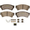 Monroe CX1164 Disc Brake Pad Set Monroe Brakes Total Solution Ceramic Brake Pads