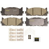 Monroe CX1222 Disc Brake Pad Set Monroe Brakes Total Solution Ceramic Brake Pads