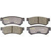 Monroe CX1315 Disc Brake Pad Set Monroe Brakes Total Solution Ceramic Brake Pads