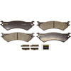 Monroe CX802 Disc Brake Pad Set Monroe Brakes Total Solution Ceramic Brake Pads