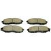 Monroe CX830 Disc Brake Pad Set Monroe Brakes Total Solution Ceramic Brake Pads