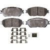 Monroe CX906A Disc Brake Pad Set Monroe Brakes Total Solution Ceramic Brake Pads