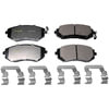 Monroe CX929 Disc Brake Pad Set Monroe Brakes Total Solution Ceramic Brake Pads