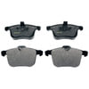 Monroe DX1257 Disc Brake Pad Set Monroe Brakes Total Solution Semi-Metallic Brake Pads