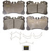 Monroe DX1282 Disc Brake Pad Set Monroe Brakes Total Solution Semi-Metallic Brake Pads