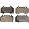 Monroe DX1379 Disc Brake Pad Set Monroe Brakes Total Solution Semi-Metallic Brake Pads