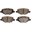 Monroe DX1612 Disc Brake Pad Set Monroe Brakes Total Solution Semi-Metallic Brake Pads