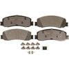 Monroe DX1631A Disc Brake Pad Set Monroe Brakes Total Solution Semi-Metallic Brake Pads