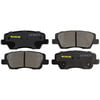 Monroe DX1659 Disc Brake Pad Set Monroe Brakes Total Solution Semi-Metallic Brake Pads