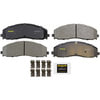 Monroe DX1680 Disc Brake Pad Set Monroe Brakes Total Solution Semi-Metallic Brake Pads