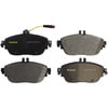 Monroe DX1694W Disc Brake Pad Set Monroe Brakes Total Solution Semi-Metallic Brake Pads