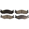Monroe DX203 Disc Brake Pad Set Monroe Brakes Total Solution Semi-Metallic Brake Pads