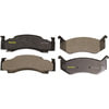 Monroe DX269 Disc Brake Pad Set Monroe Brakes Total Solution Semi-Metallic Brake Pads