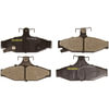 Monroe DX295 Disc Brake Pad Set Monroe Brakes Total Solution Semi-Metallic Brake Pads