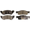 Monroe DX344 Disc Brake Pad Set Monroe Brakes Total Solution Semi-Metallic Brake Pads