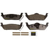 Monroe DX1012 Disc Brake Pad Set Monroe Brakes Total Solution Semi-Metallic Brake Pads