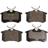 Monroe DX1017 Disc Brake Pad Set Monroe Brakes Total Solution Semi-Metallic Brake Pads