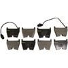 DX1029 by MONROE - Monroe Brakes Total Solution Semi-Metallic Brake Pads