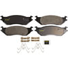 Monroe DX1045 Disc Brake Pad Set Monroe Brakes Total Solution Semi-Metallic Brake Pads
