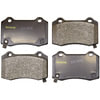 Monroe DX1053 Disc Brake Pad Set Monroe Brakes Total Solution Semi-Metallic Brake Pads